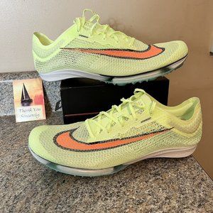 Nike Air‎ Zoom Victory Track Spikes Barley Volt Orange CD4385-700 Size 12.5 New!